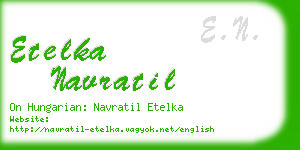 etelka navratil business card